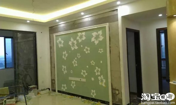 正然硅藻泥终于施工完工，秀装修，秀我家，完，硅藻泥