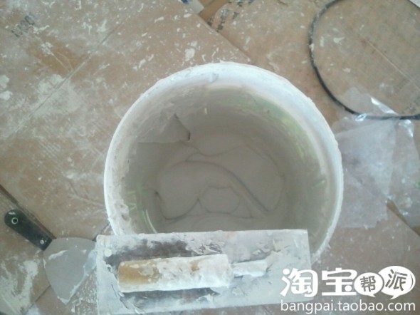 正然硅藻泥—全房喷涂+砖块背景墙，硅藻泥