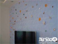 正然硅藻泥DIY电视背景墙 大海咏叹调